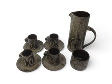 Woburn Pottery Tea Set 4 Mugs