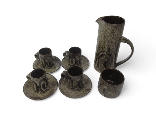 Woburn pottery tea set mugs - tea, 4