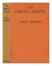 Hendren, Elias " Patsy " The Completo Cricketer 1933 Prima Edizione Altezza