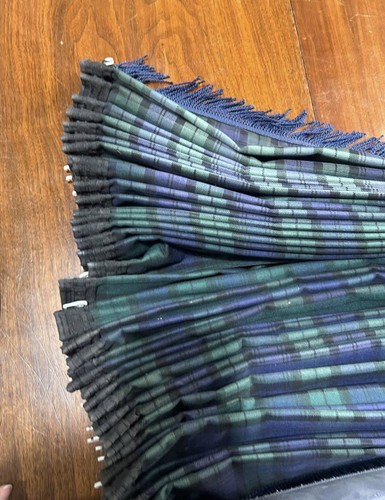 Royal blue tartan truck side - truck,