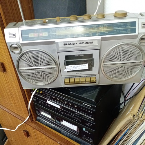 Sharp 4646e stereo radio - stereo,