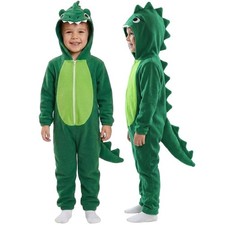 Kids Green Dinosaur Costume