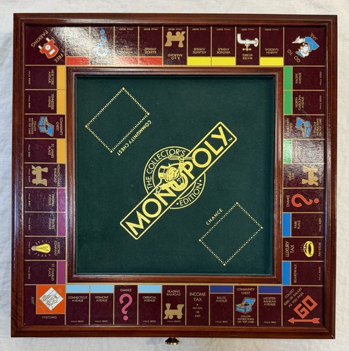 Vtg monopoly wood game - vtg,