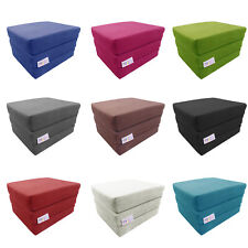 MyLayabout Adult Z Bed MEMORY FOAM Fold out bed /Chair/Mattress/Pouffe | Single