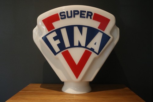 Blue fina petrol - fina, globe