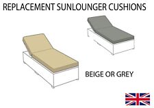 Replacement rattan Sun lounger cushion pad garden sun bed patio furniture