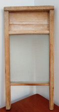 vintage glass washboard