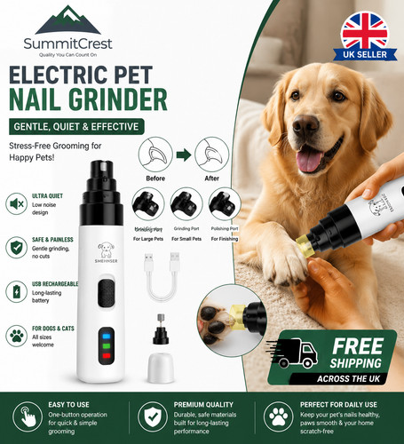Silent dog nail grinder usb - dog,