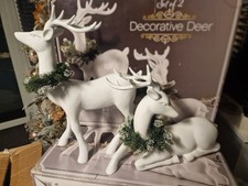 White Christmas Decorative Deer/stags