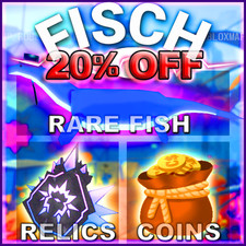 ALL ITEMS Fisch ▶️ [Coins C$ • Relic • Rods • Fish • Aquarium] FASTEST DELIVERY⚡