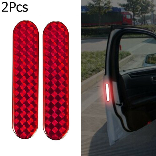 2pcs red reflective safety - 2pcs,