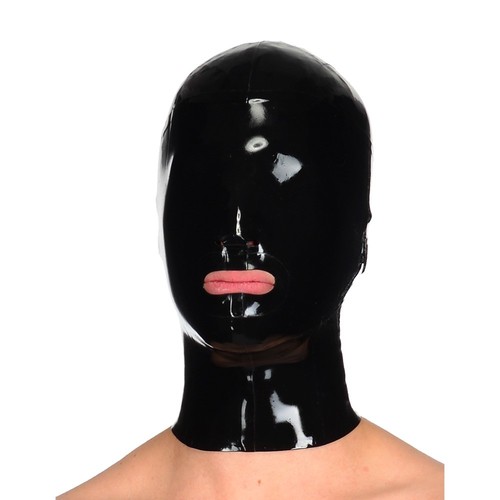 Men latex hood - latex, mask
