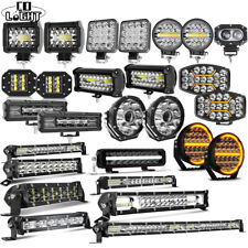 LED Work Light Bar Flood Spot Lights Driving Lamp Offroad Car Truck SUV 12V 24V
