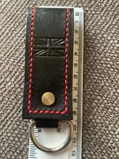 UJ FLAG HANDMADE LEATHER BELT LOOP / DANGLER -BUSHCRAFT/ KNIFE/SAW/KEYS