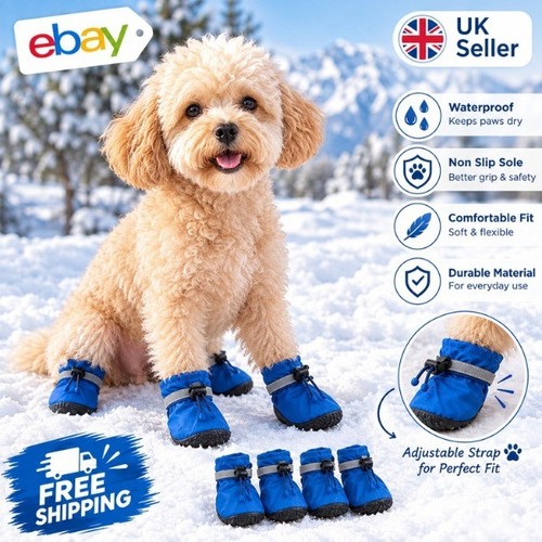 4pcs waterproof dog shoes - dog,