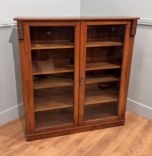 Victorian mahogany bookcase - mahogany,