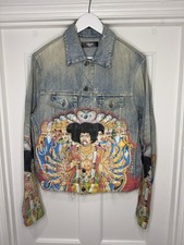 Amiri Jimi Hendrix Denim Trucker Jacket Size Medium