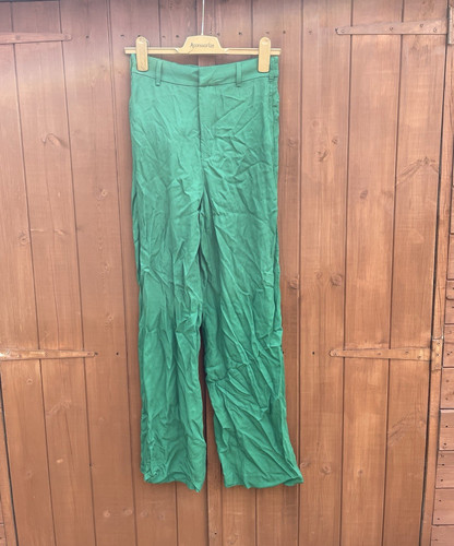 Zara women green dress - green,