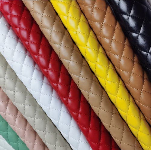 Luxury quilted leather car - pu,