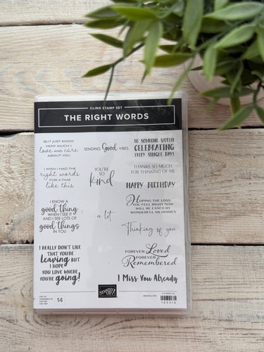 Genuine stampin stamp set - up!,