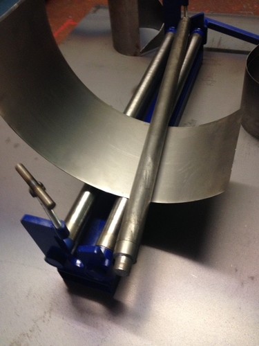 Sheet metal roller - sheet, manual