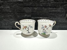 2 x Vintage Tuscan China Bird Of Paradise Cups Teacups