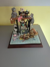 Comic And Curious Cat.Sew Far