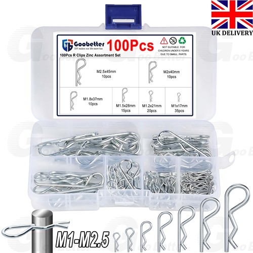 100pcs clips zinc plated - clips,