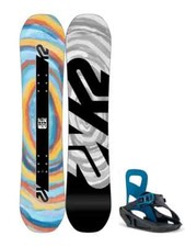 K2 KIDS LIL MINI SNOWBOARD AND BINDING PACKAGE - 2024