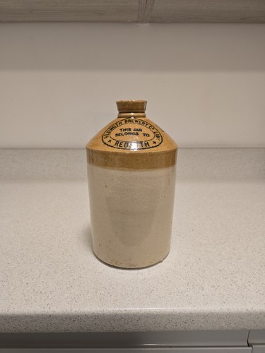 Antique stoneware flagon - antique,