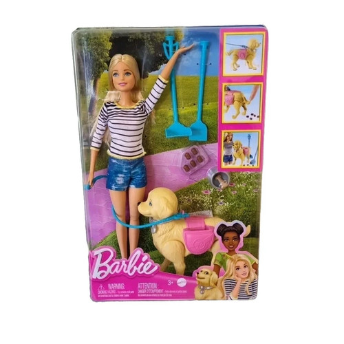 Barbie walking potty poop - potty,