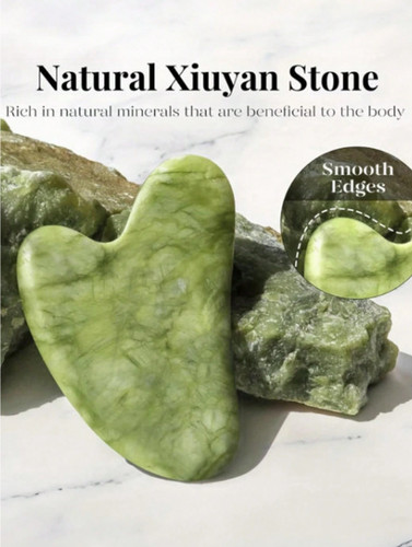 Natural xiuyan jade gua - xiuyan,