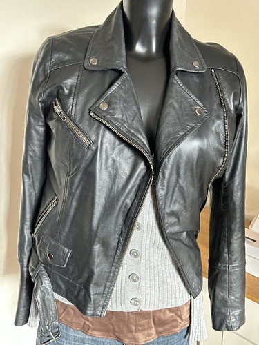 Oasis real leather biker - oasis,
