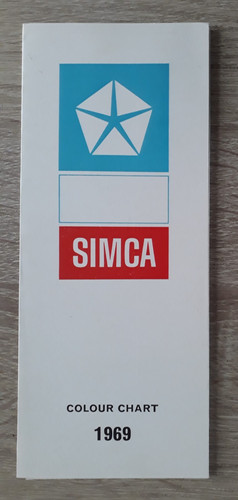 Simca range colour - simca, chart