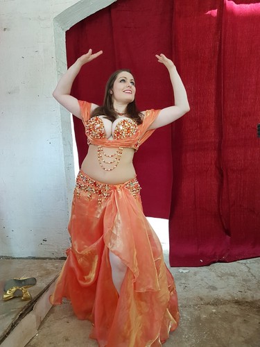 Orange eman zaki belly dance - belly,