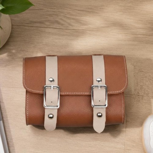 Leather cycle bag decorative - leather,
