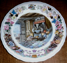 Wedgwood Foxwood Tales Plate By Brian Paterson ~ Badger's Caravan ~ Excellent