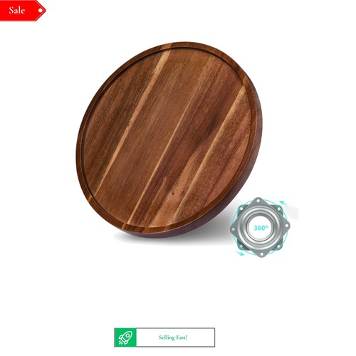 Wooden lazy susan turntable - wooden,