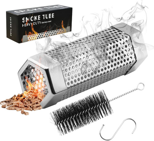 Smoker tube stainless steel - stainless,