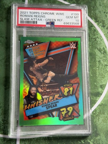 Psa 2021 topps chrome - chrome, wwe