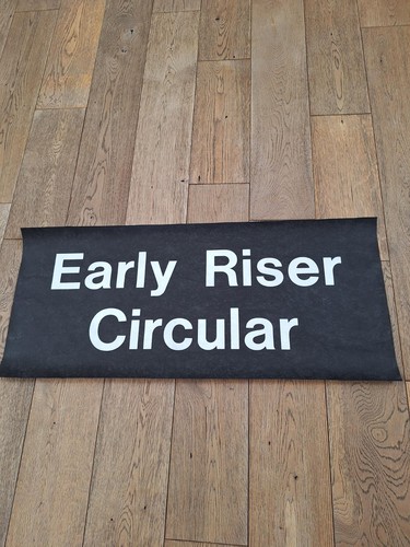 Early riser circular - early, original