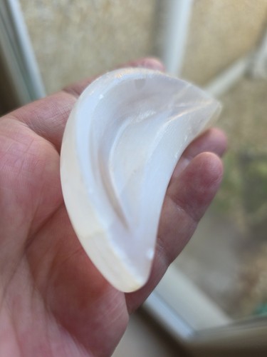 Selenite satin spar crystal - satin,
