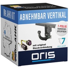 For Toyota RAV4 18 Onwards Oris Towbar Vert. removable + 7 pin specific