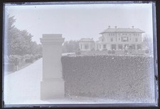 Large House, Mansion ~ Original Glass Negative ~ Milford, Delaware Estate a