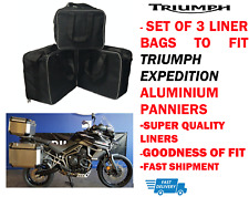 PANNIER LINER BAGS & TOP BOX BAG TO FIT TRIUMPH EXPEDITION ALUMINIUM PANNIERS