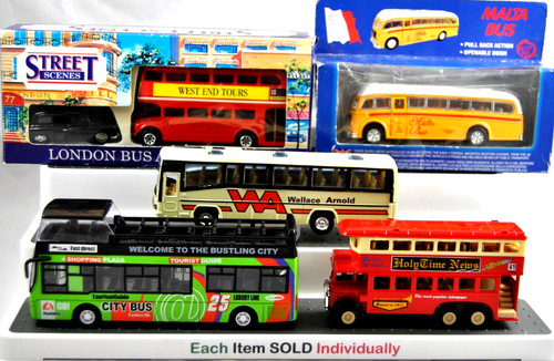 Various classic malta city bus - city,