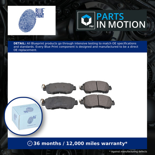 Brake pads set fits mazda - set,