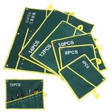 Canvas Spanner Wrench Storage Bag Hand Tool Roll Pouch