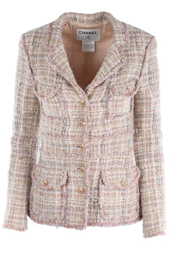 Chanel multi 2007 tweed blazer - chanel,