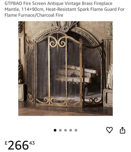 Fire screen antique vintage - fire,